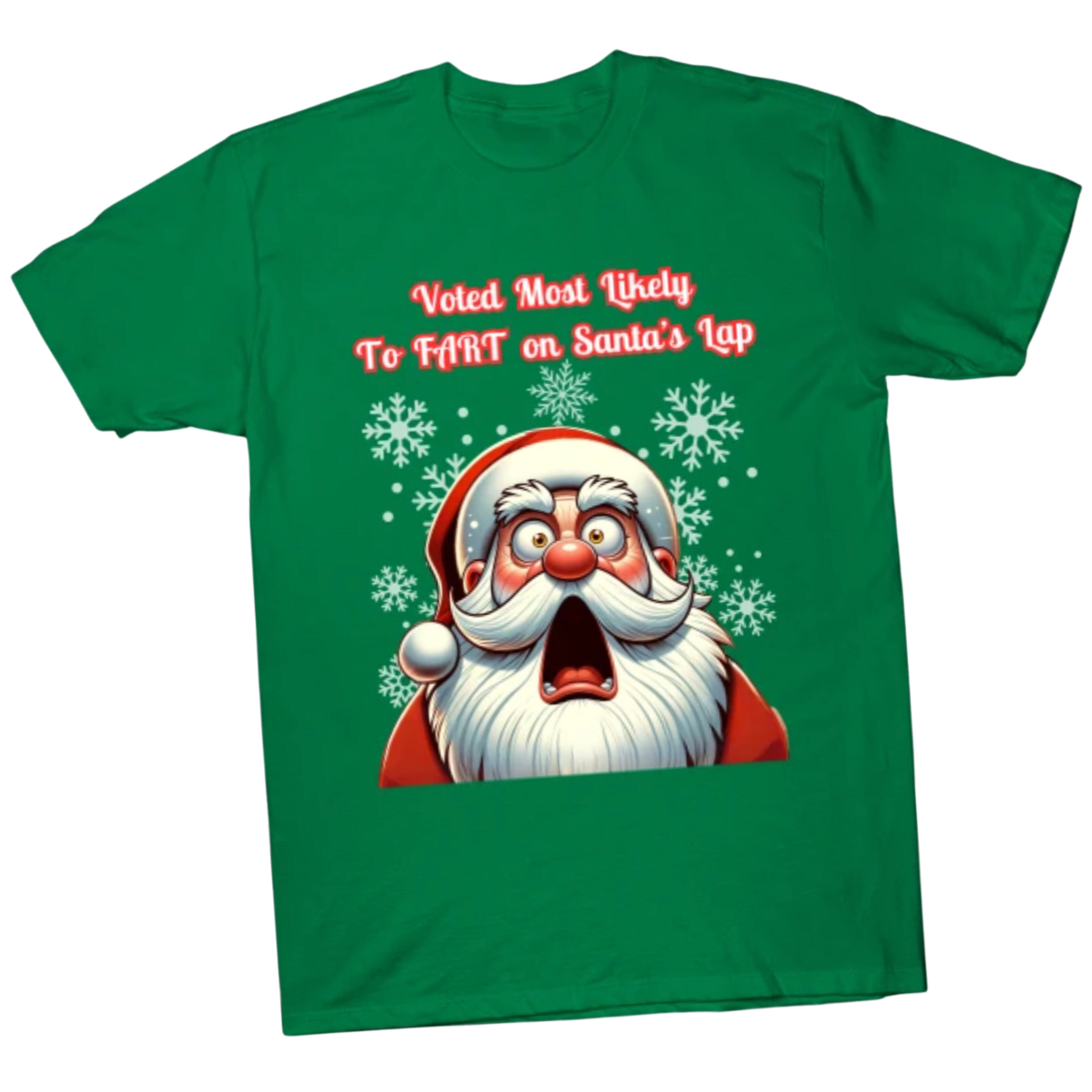 Voted Most Likely to FART on Santa's Lap Tee