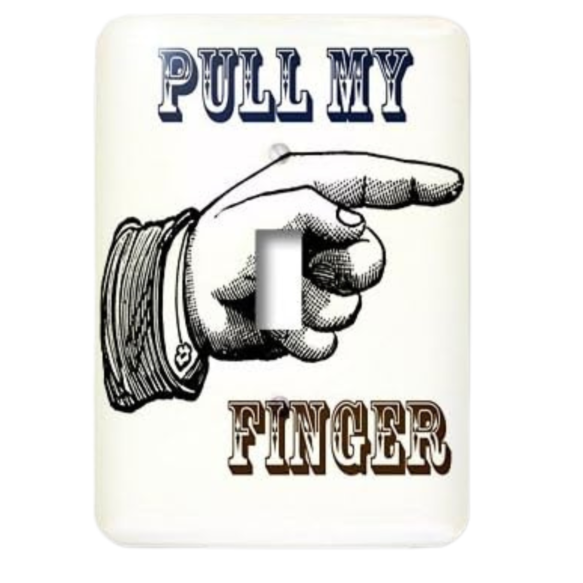 Pull My Finger Light Switch Cover