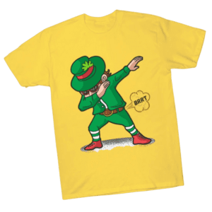 Dabbing FART Leprechaun Tee