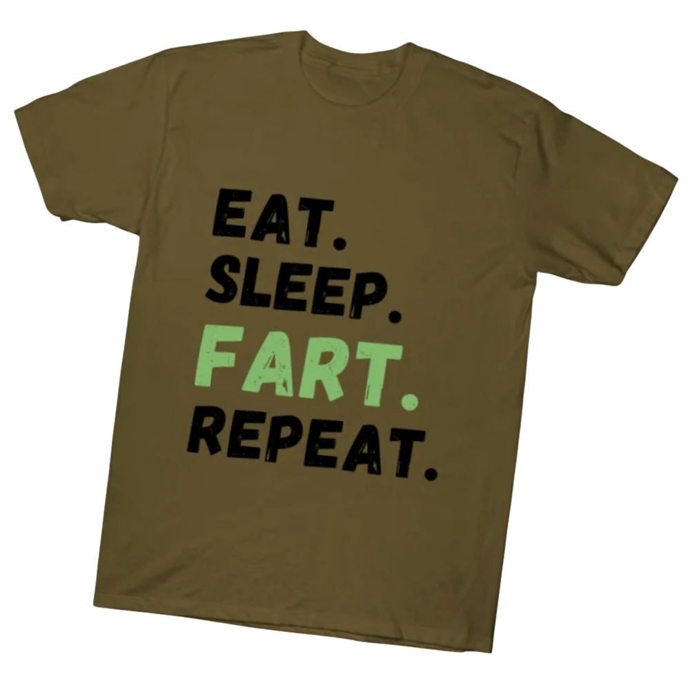 Eat Sleep FART Repeat Tee