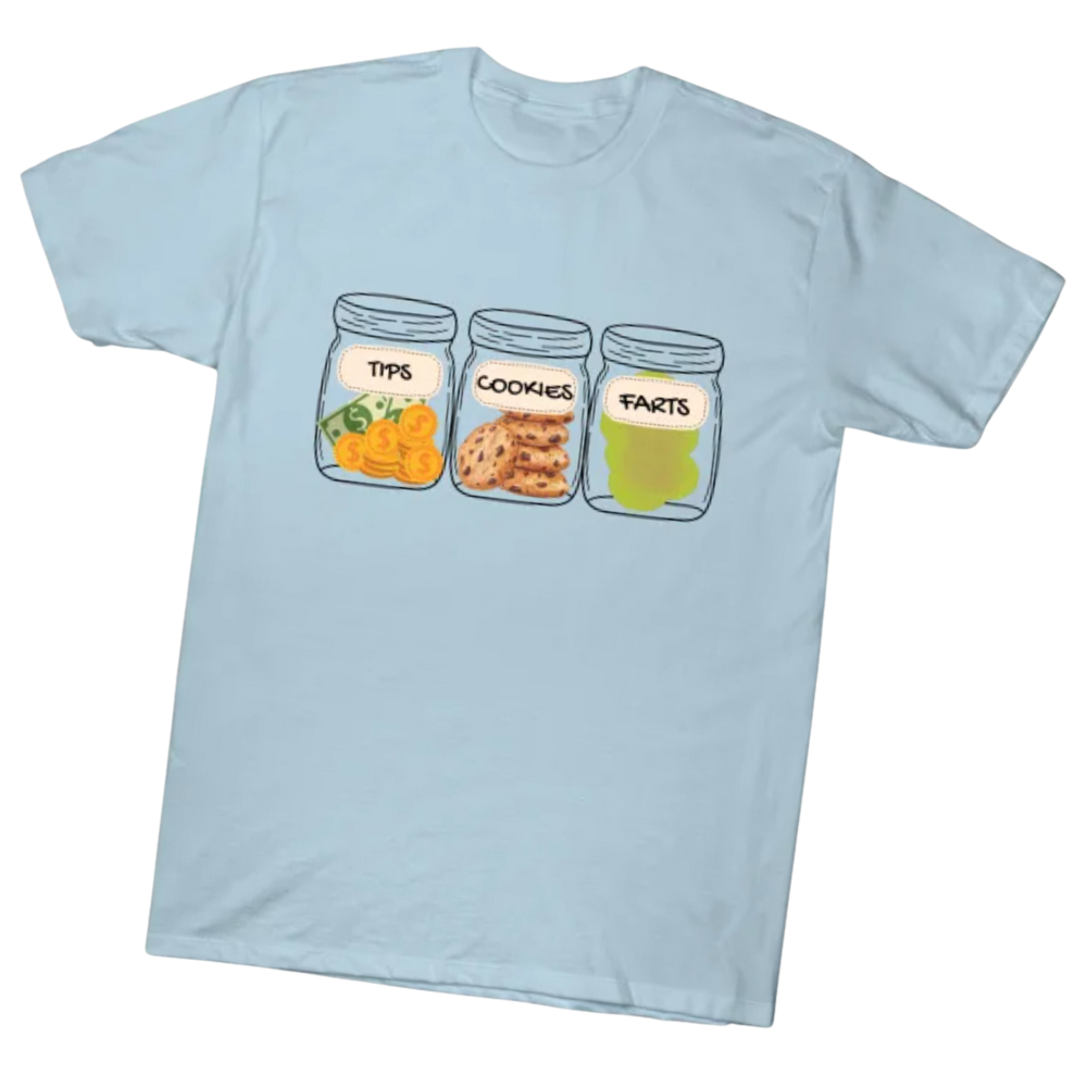 Fart Jar Cookie Jar and Tips Tee